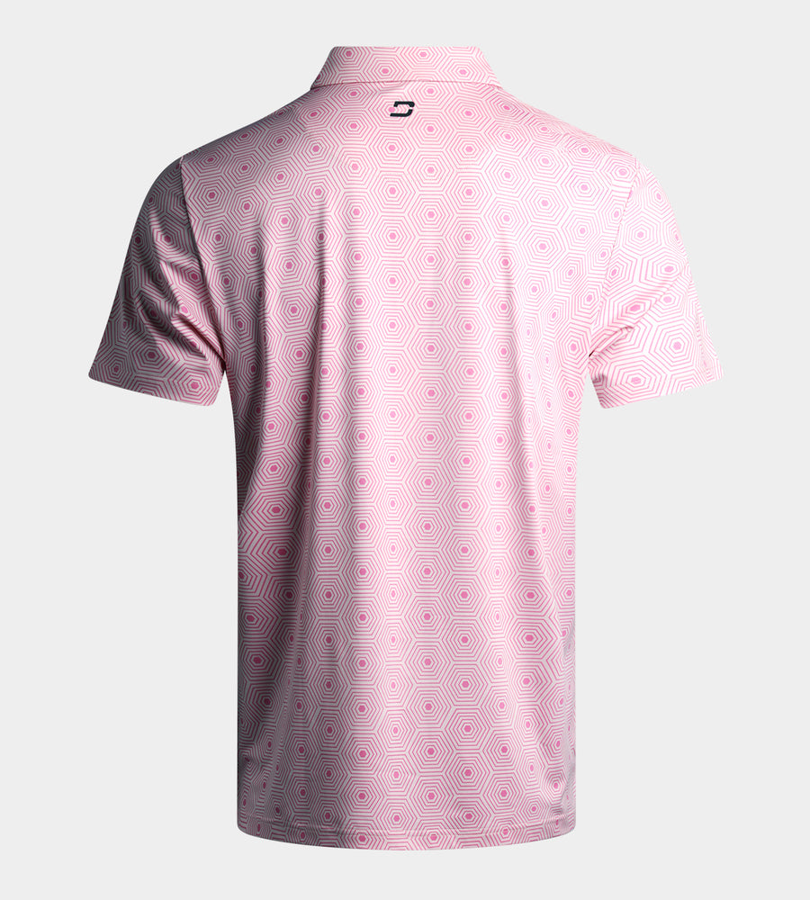 SIX GRID POLO - ROSA