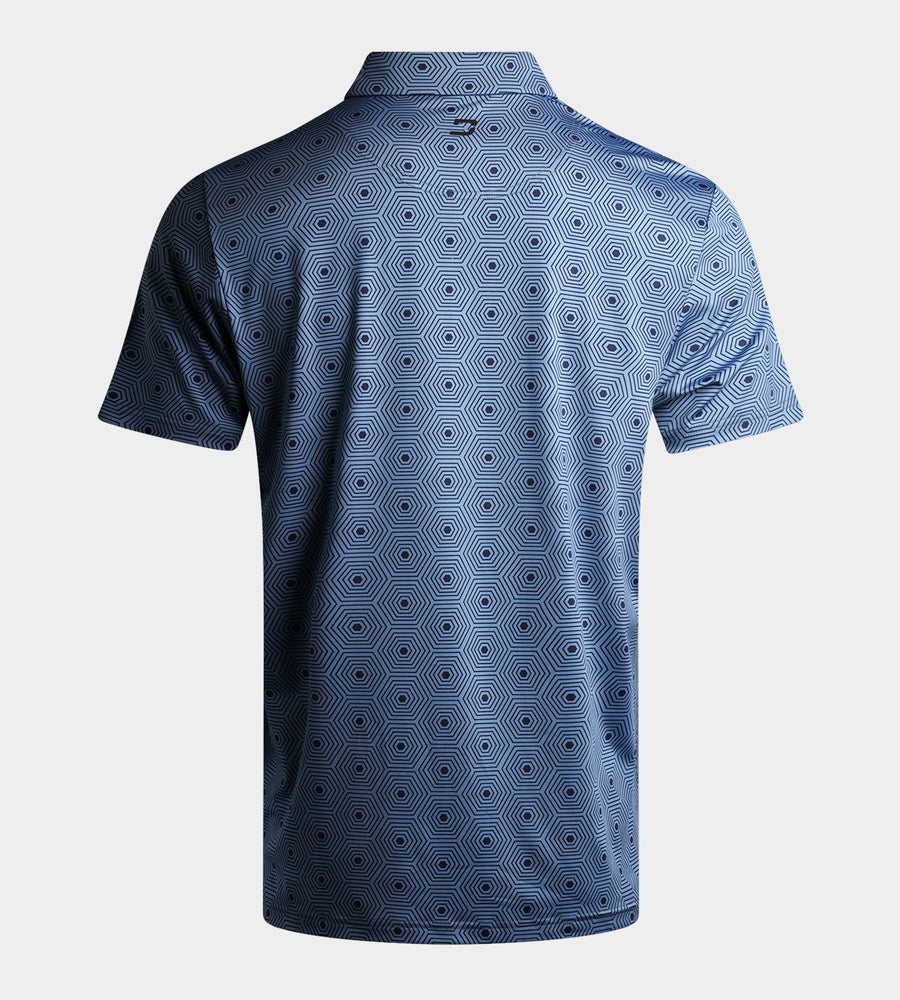 SIX GRID POLO - NAVY