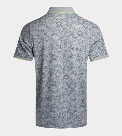 SKETCH SHOT POLO - GREY