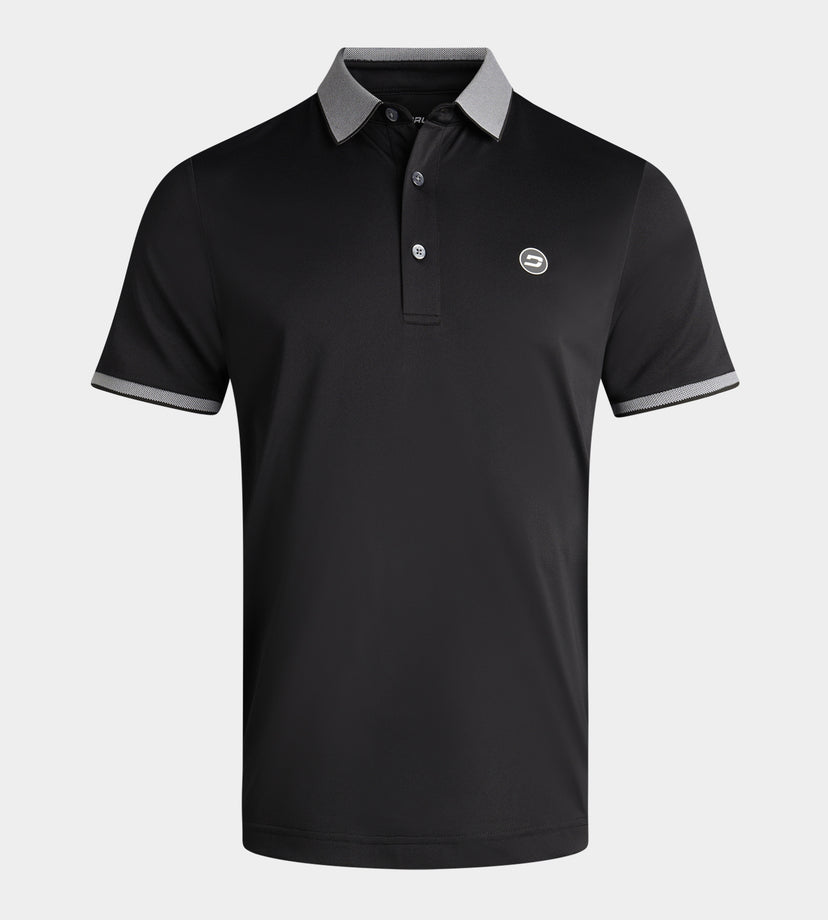 SOLITAIRE POLO - ZWART