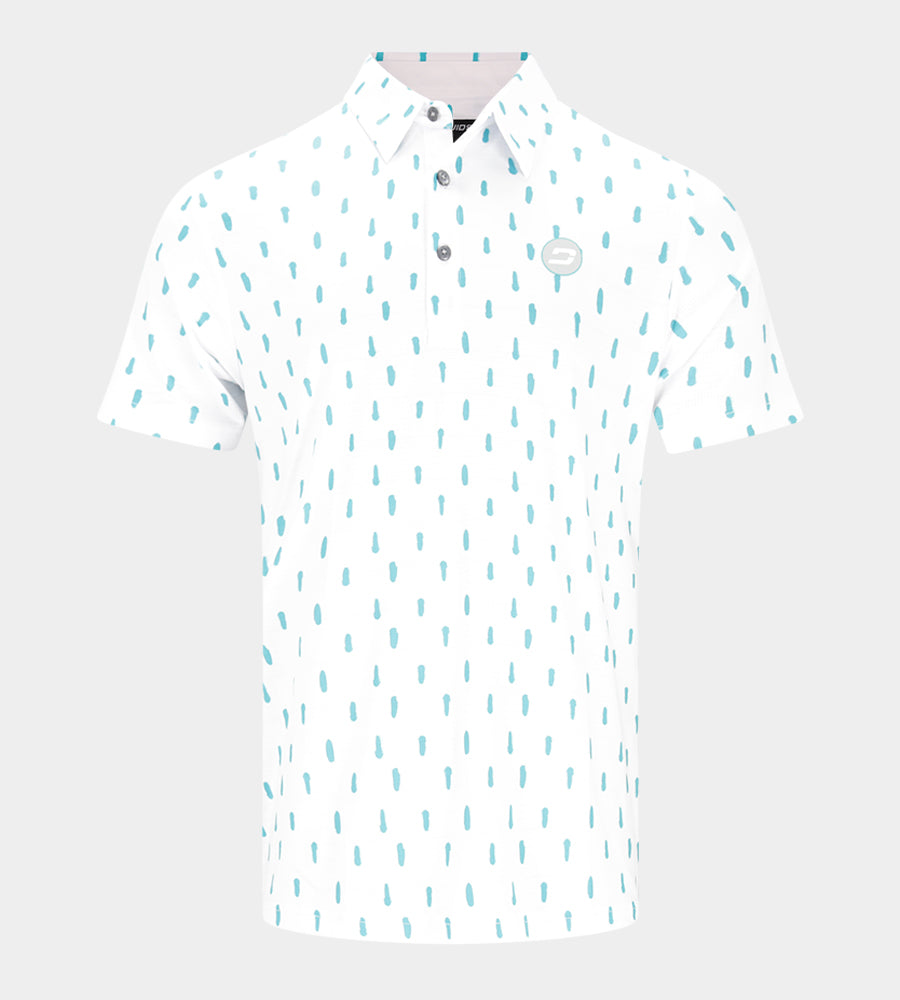 SPLATTER POLO - BLANCO