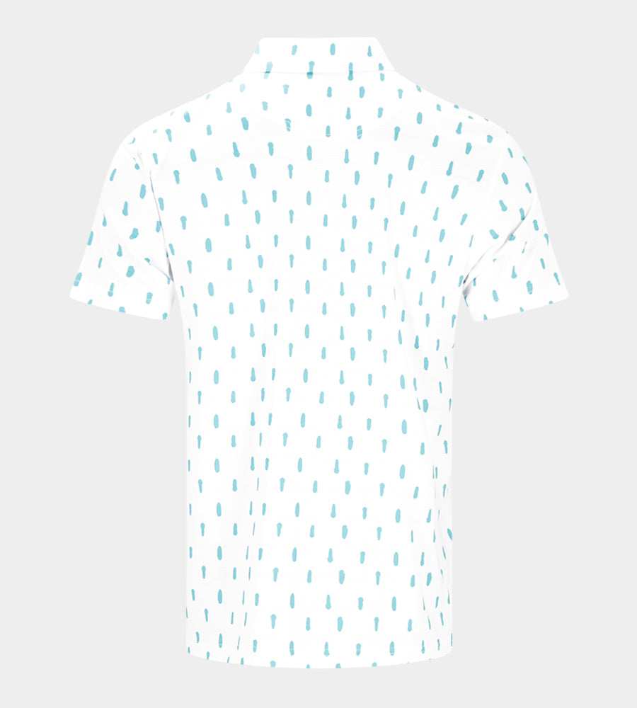 SPLATTER POLO - BLANCO