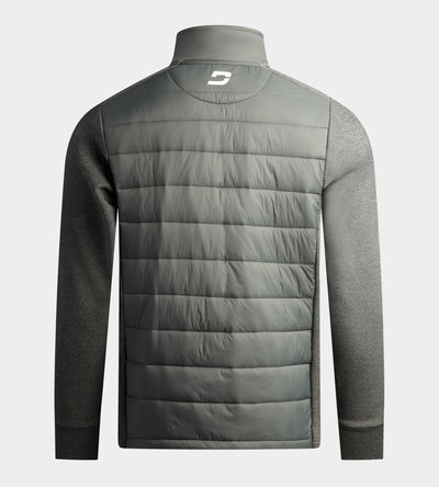 ZAIREN QUILTED JACKET - CHARCOAL FLEK