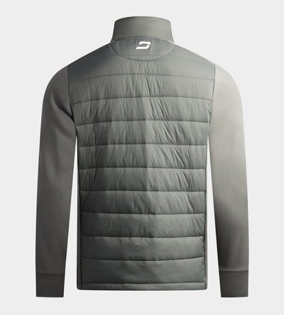 ZAIREN QUILTED JACKET - CHARCOAL