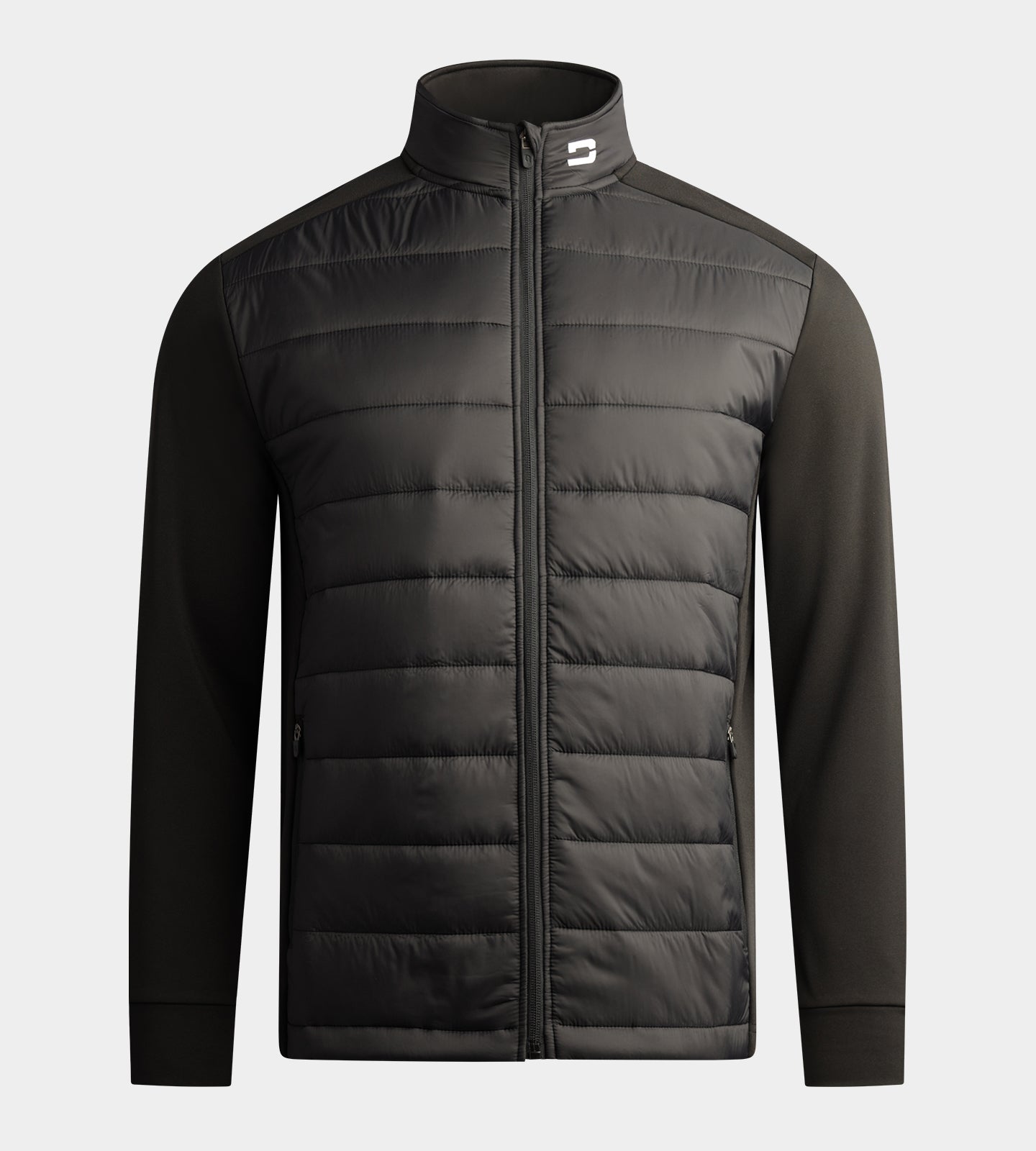 ZAIREN QUILTED JACKET - BLACK