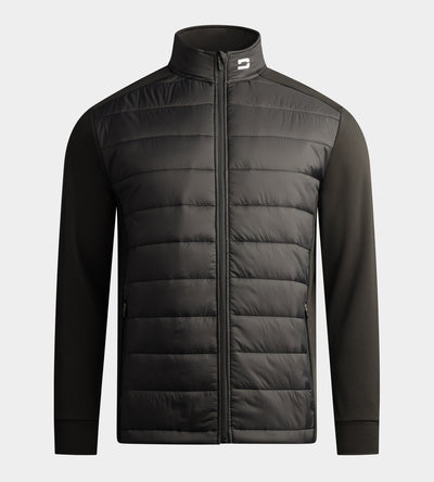 ZAIREN QUILTED JACKET - BLACK