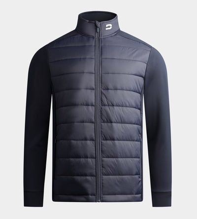 ZAIREN QUILTED JACKET - NAVY