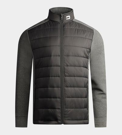 ZAIREN QUILTED JACKET - BLACK FLEK