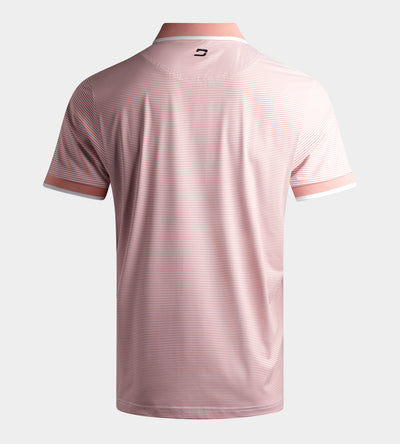 STRIPE POLO - ORANGE
