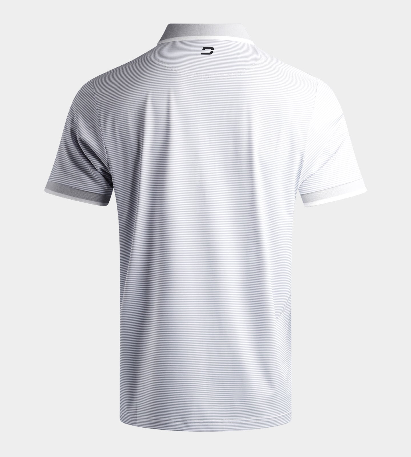 STRIPE POLO - WHITE