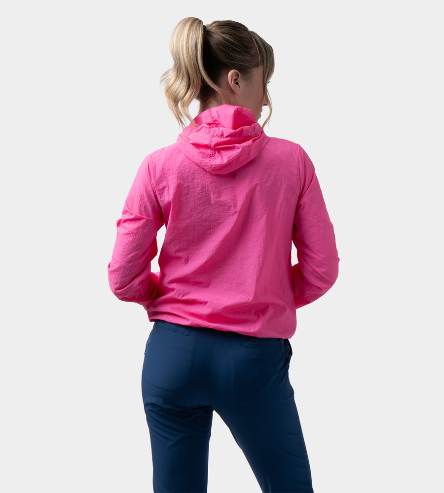 LADIES WIND GUARD JACKET - BRIGHT PINK