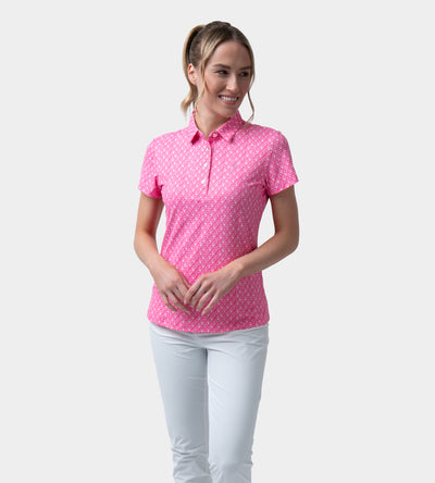 LADIES PARTINI POLO - ROSE