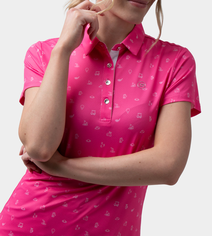 LADIES CLUB 2.0 POLO - PINK