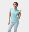 LADIES CAPPED POLO - MINT