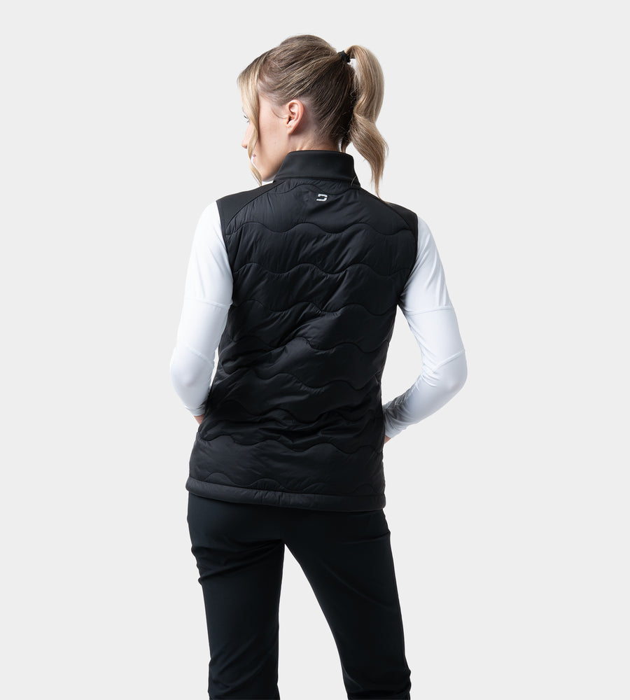 LADIES TECH GILET - BLACK