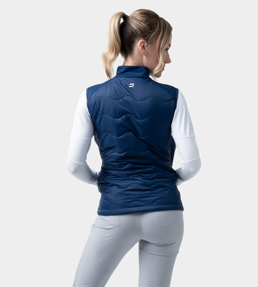 LADIES TECH GILET - NAVY
