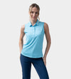 LADIES EMPIRE POLO - BLUE
