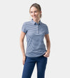 LADIES SPRING POLO - NAVY