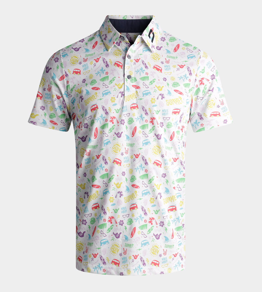 SUMMER BEACH POLO - BLANCO
