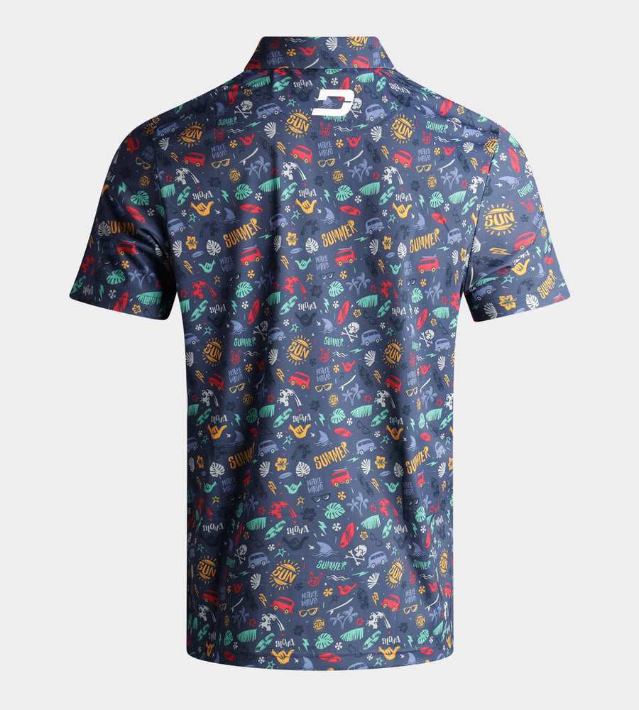 SUMMER BEACH POLO -MARINO SUAVE