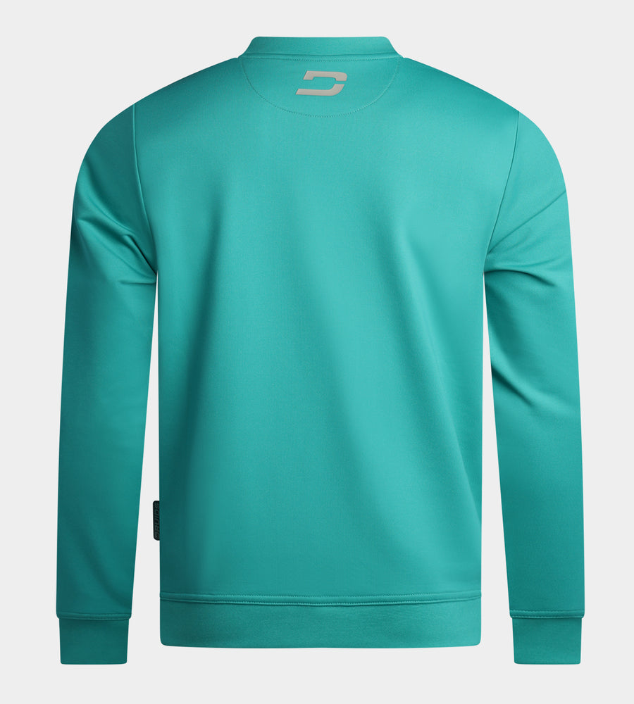 SWIFT CREW MIDLAYER - VERDE ACQUA