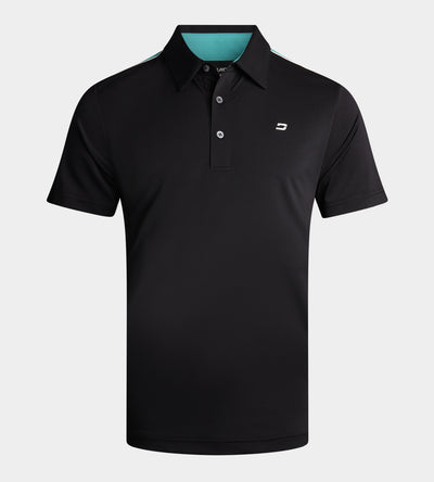 TECH DROP POLO - BLACK