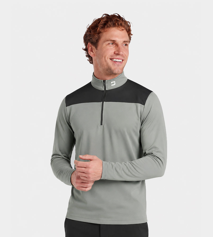 TWO-TONE MIDLAYER - GREY