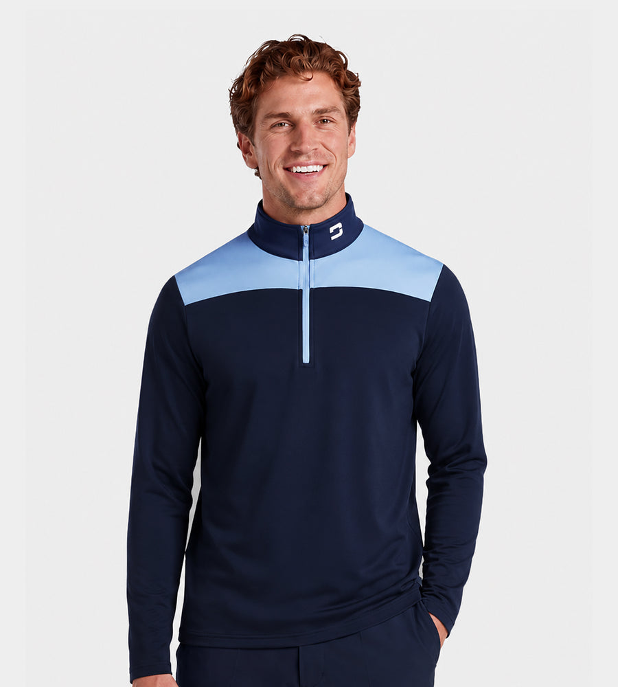 TWO-TONE MIDLAYER - NAVY