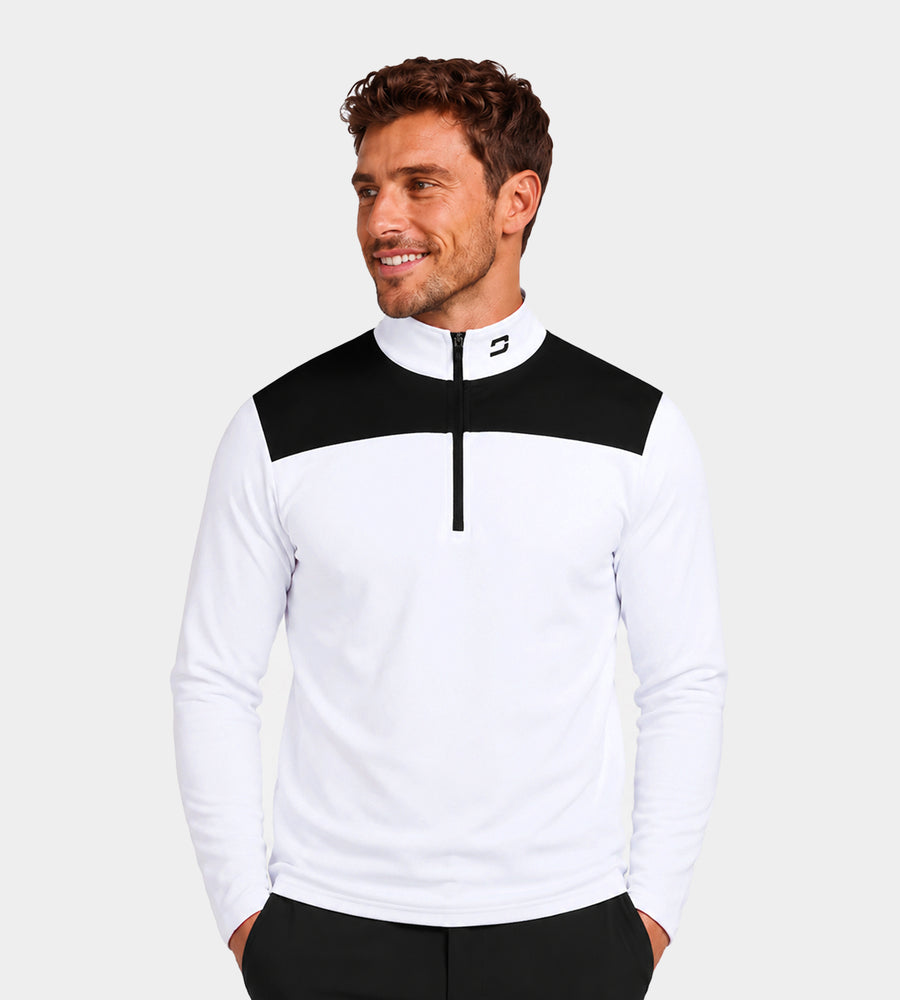 TWO-TONE MIDLAYER - WHITE