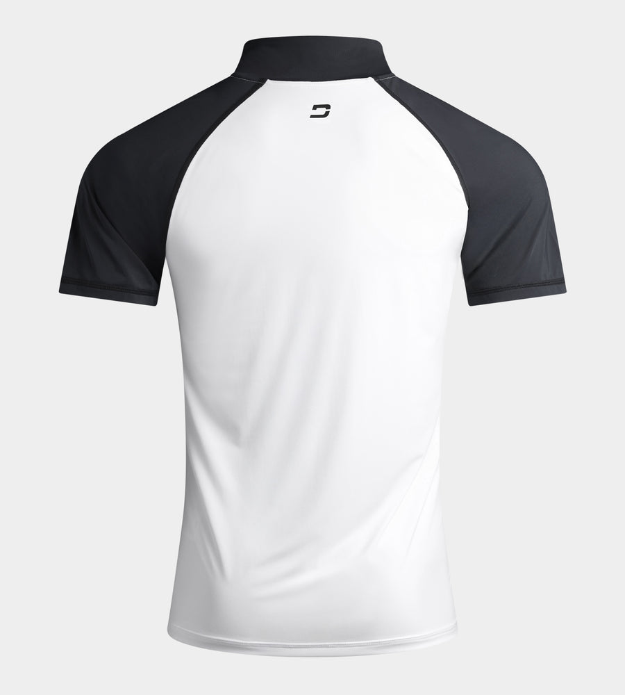 TEE TIGHT BASELAYER - ZWART/ WIT