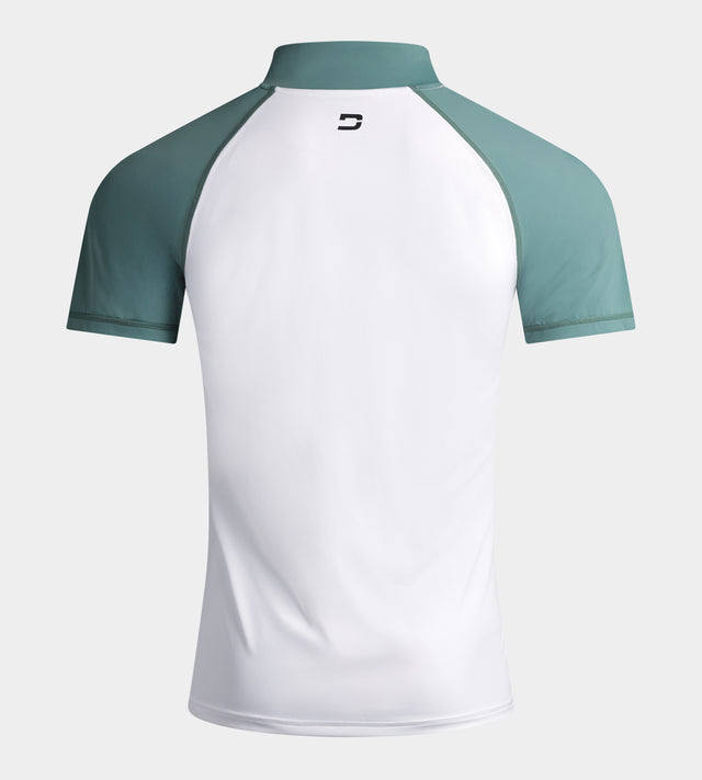 TEE TIGHT BASELAYER - SAGE/ WHITE