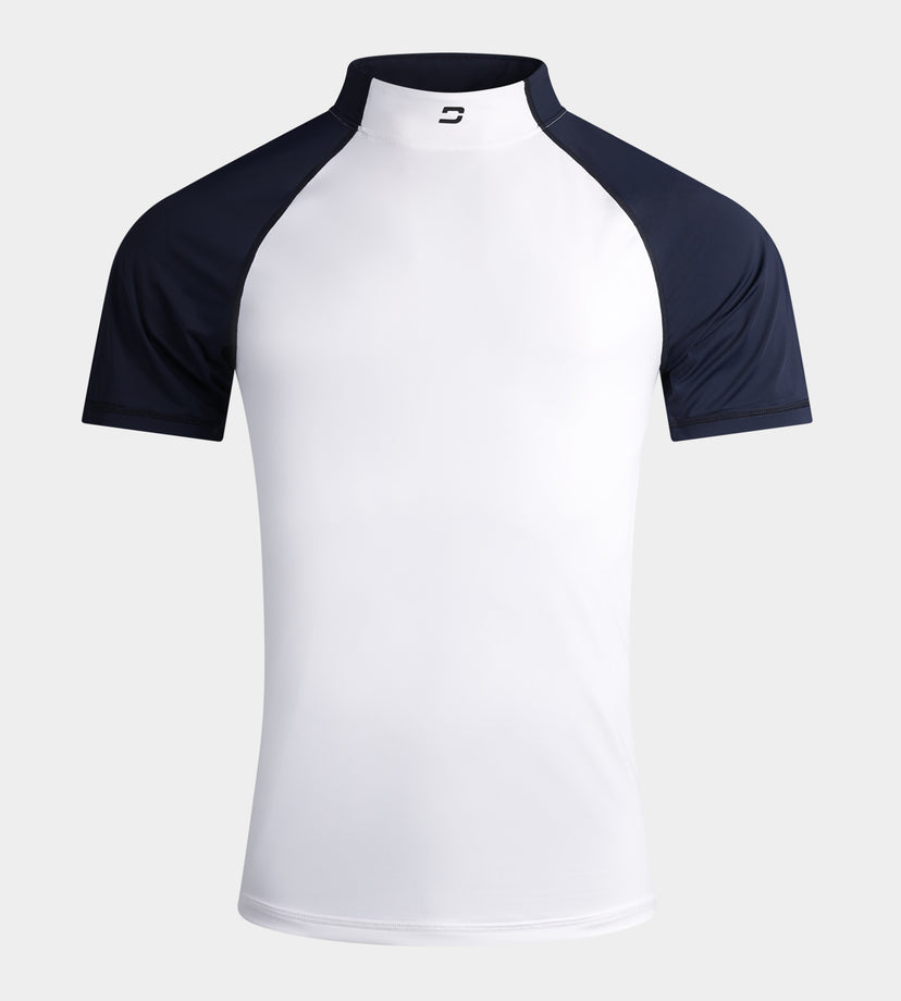 TEE TIGHT BASELAYER - NAVY/ WHITE