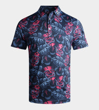 TIKI POLO - MARINO / ROSA - S