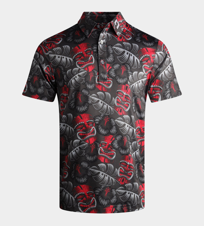 TIKI POLO - HOUTSKOOL / ROOD