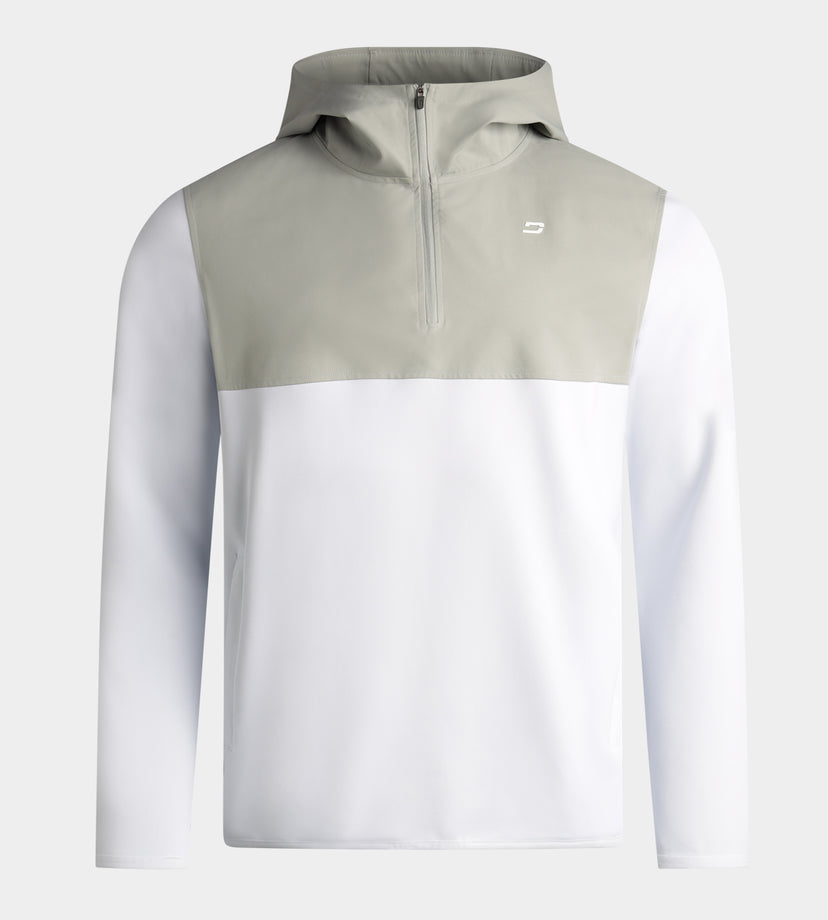 TOUR HOODIE - WIT/GRIJS