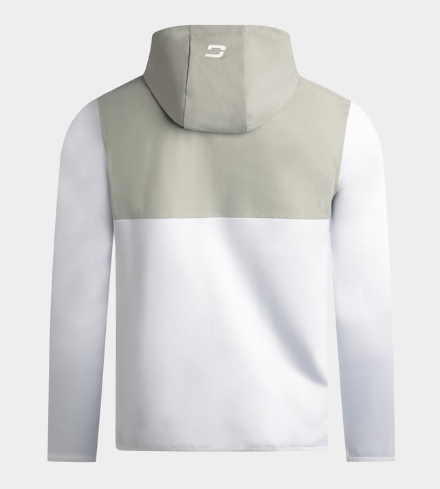 TOUR HOODIE - WIT/GRIJS