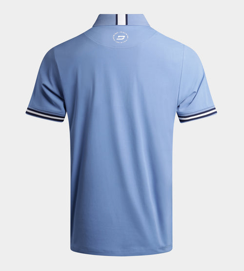 TOUR TEAM POLO - BLUE | Golf Lightweight Polo Shirts | Druids
