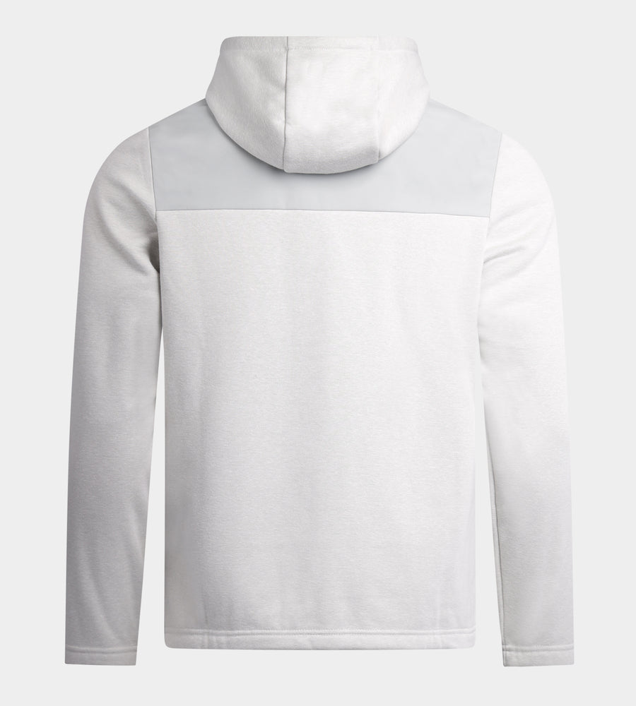 TRENDY HOODIE - WHITE/TEAL