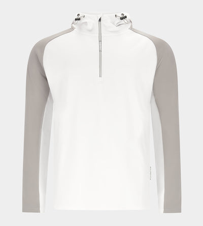 TWO TONE HOODIE 2.0 - WIT / GRIJS