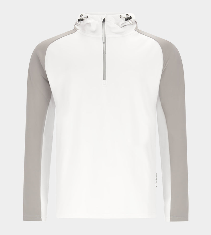 TWO TONE HOODIE 2.0 - BLANCO / GRIS