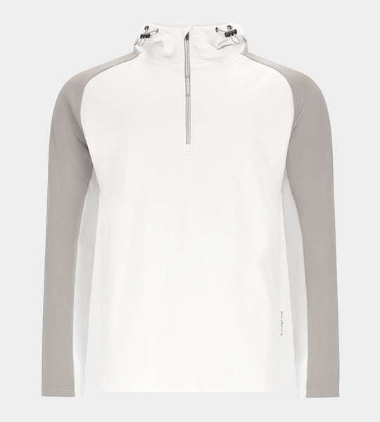 メンズウェア FR2 GOLF Two Tone Double Knit Zip Hoodie Two Tone Hoodie 2.0 in White/Grey | Stylish Golf Hoodies | Druids