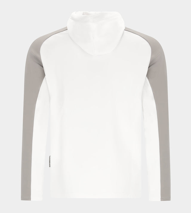 TWO TONE HOODIE 2.0 - BLANCO / GRIS