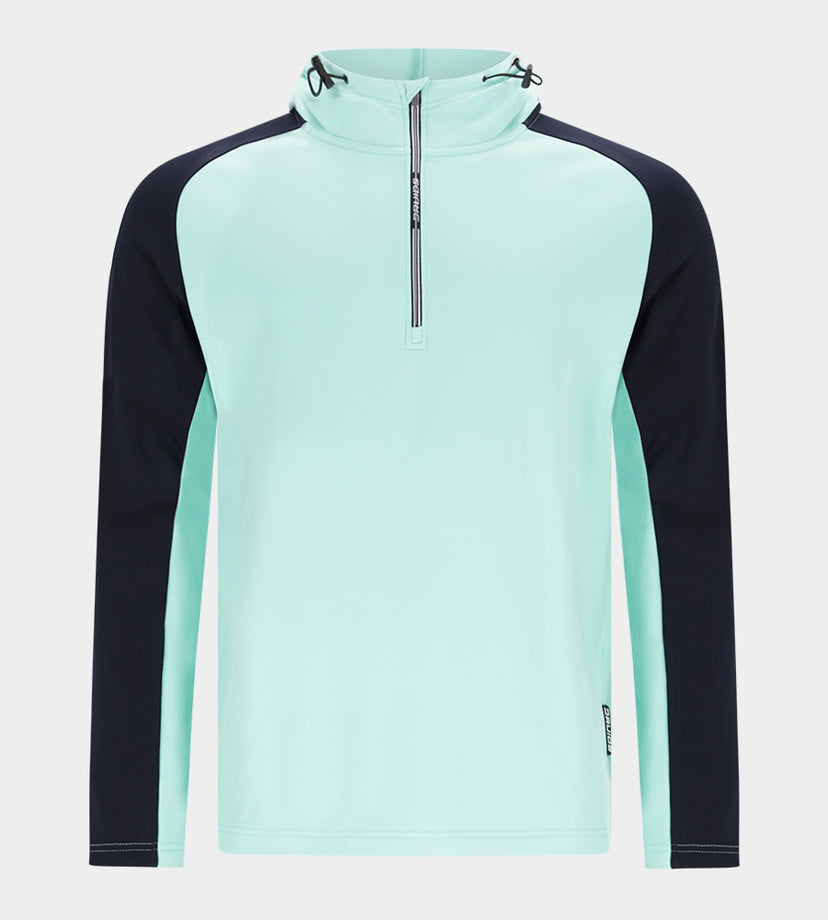TWO TONE HOODIE 2.0 - MINT / NAVY