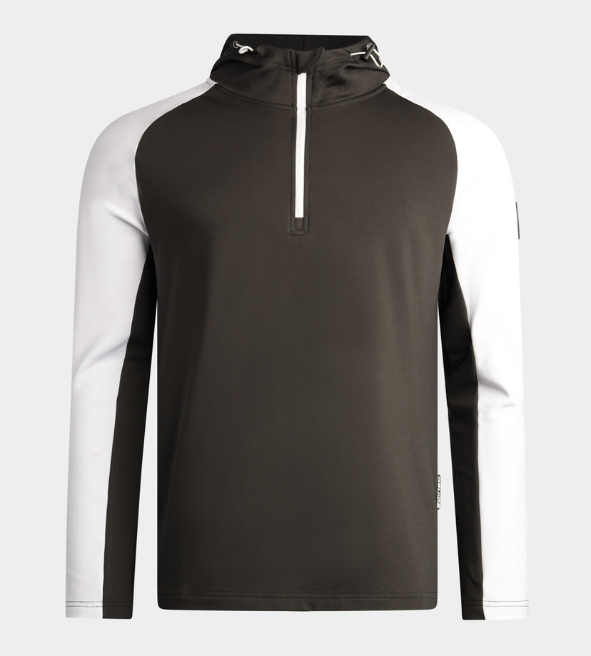 TWO TONE HOODIE - GREY