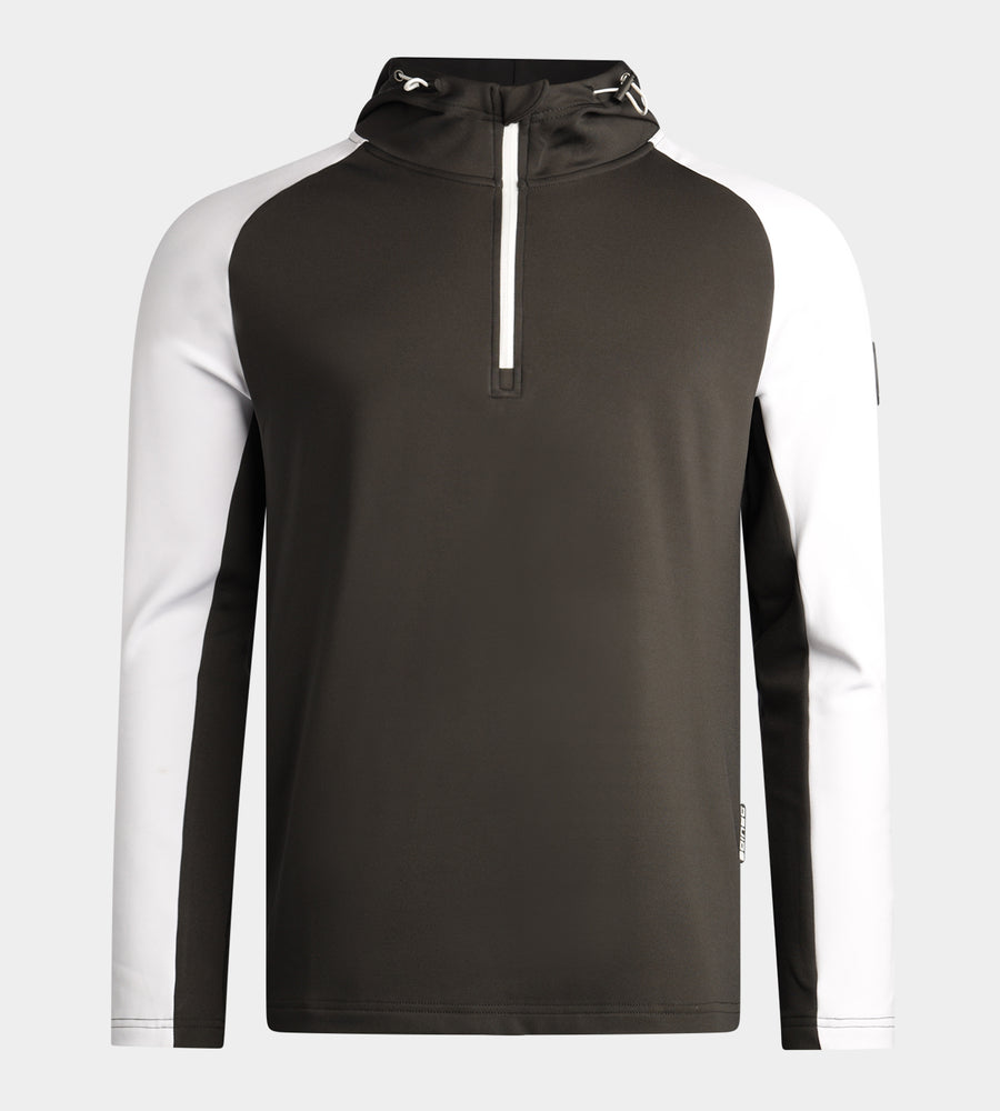 TWO TONE HOODIE - GREY