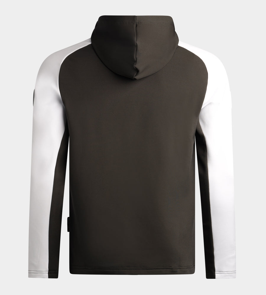 TWO TONE HOODIE - GREY