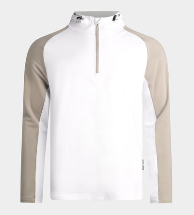 TWO TONE HOODIE - WIT