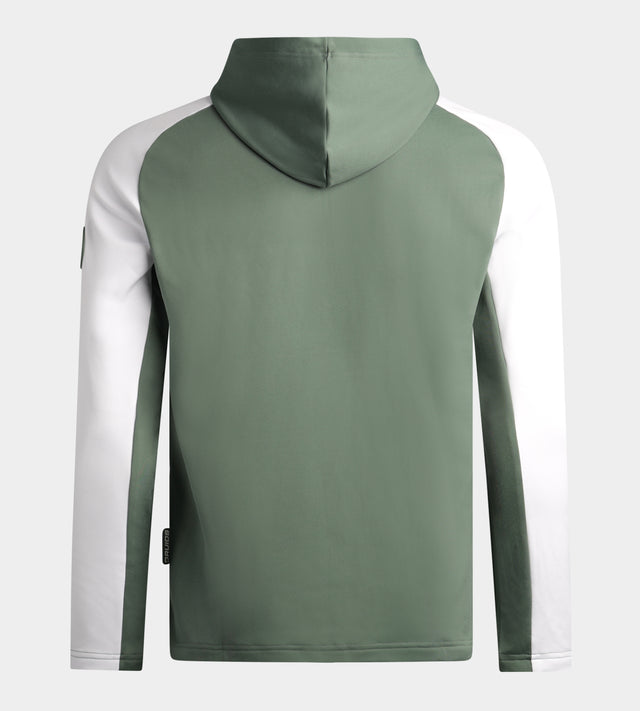 TWO TONE HOODIE - SAGE