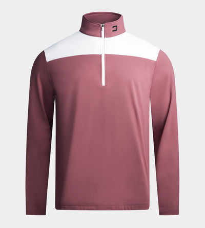 TWO-TONE MIDLAYER - MULBERRY