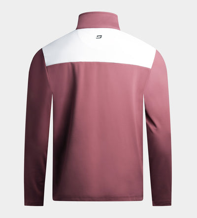 TWO-TONE MIDLAYER - MULBERRY
